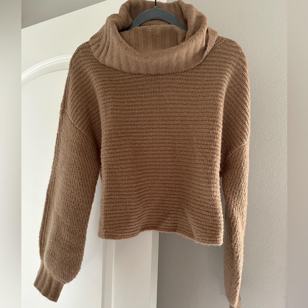 Revel Open Back- Cowl Neck Sweater